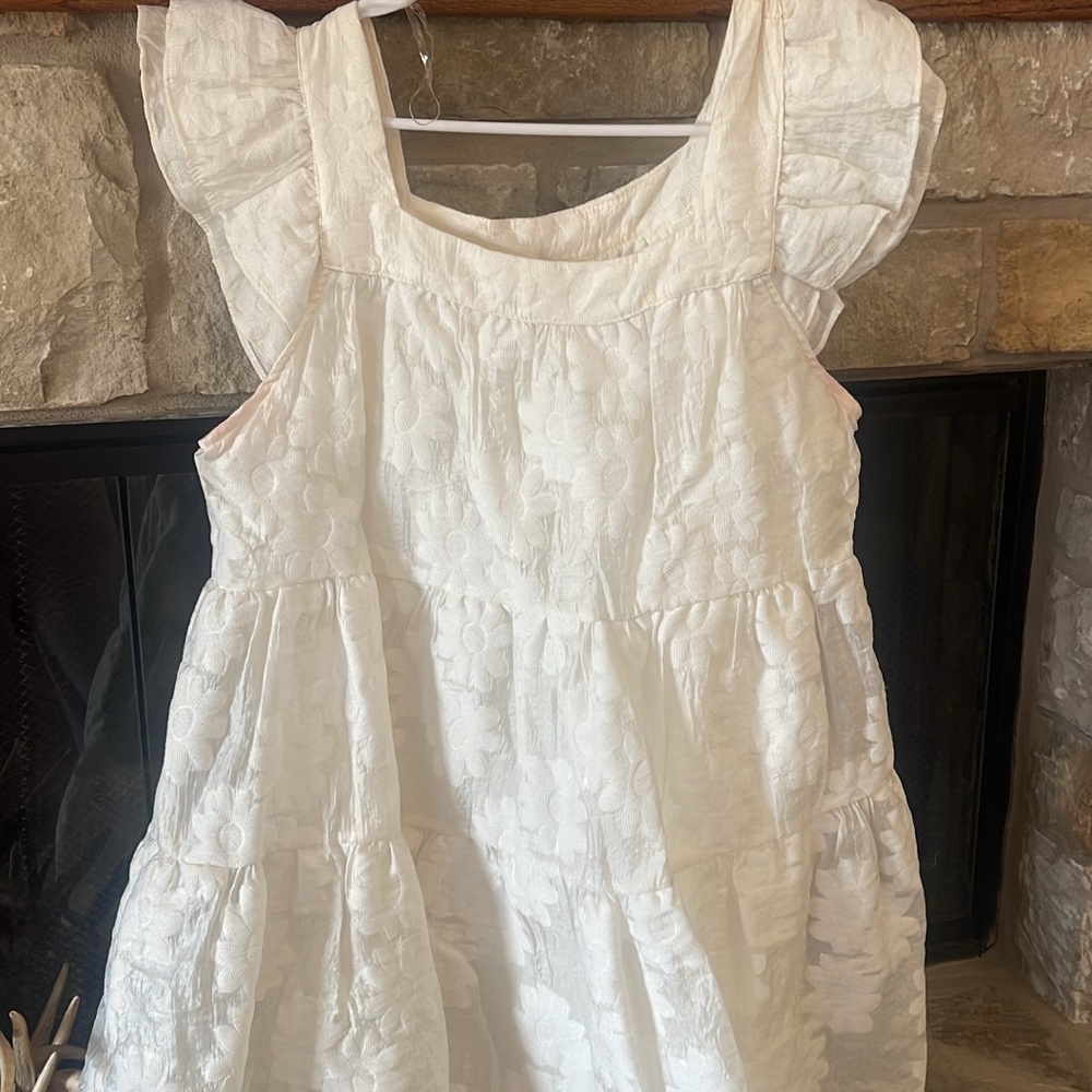 Charming White Kids Dress